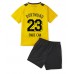 Billige Borussia Dortmund Emre Can #23 Hjemmetrøye Barn 2022-23 Kortermet (+ korte bukser)